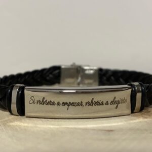 Pulseras Trenzada Plata
