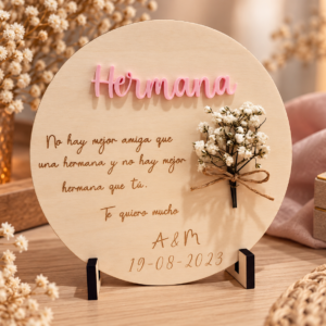 Placa Hermana/o