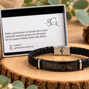 Pulsera Trenzada Azabache